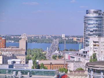 Фото номера Апартаменты-студио Апартаменты Apartment in the center with a nice view г. Днепр 48
