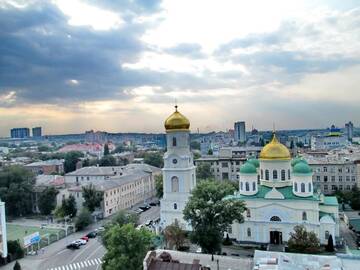 Фото номера Апартаменты-студио Апартаменты Apartment in the center with a nice view г. Днепр 40
