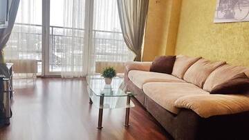 Фото номера Апартаменты с 1 спальней и балконом, вид на реку Апарт-отели Best Apartments in Most City г. Днепр 13