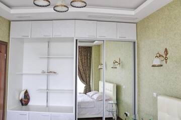 Фото номера Апартаменты с 1 спальней и балконом, вид на реку Апарт-отели Best Apartments in Most City г. Днепр 17