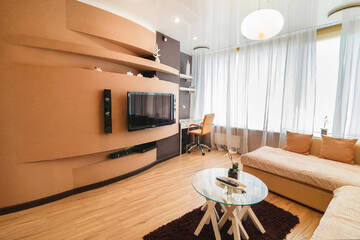 Фото номера Апартаменты Делюкс с 1 спальней и балконом Апарт-отели Apartment-Hotel Panorama г. Днепр 3