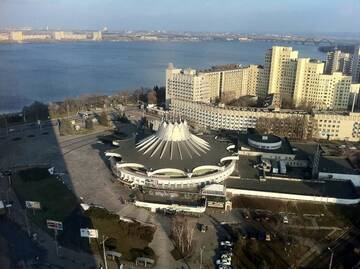 Фото номера Апартаменты Делюкс с 1 спальней и балконом Апарт-отели Apartment-Hotel Panorama г. Днепр 8
