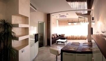 Фото номера Роскошные апартаменты с 1 спальней Апарт-отели Apartment-Hotel Panorama г. Днепр 11