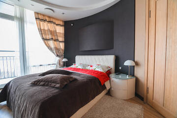 Фото номера Апартаменты Делюкс с 1 спальней и балконом Апарт-отели Apartment-Hotel Panorama г. Днепр 5