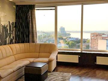 Фото номера Апартаменты с 2 спальнями, балконом и видом на реку Апарт-отели Most City Apart-Hotel г. Днепр 10