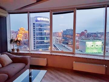 Фото номера Апартаменты Делюкс с 1 спальней Апарт-отели Most City Apart-Hotel г. Днепр 3