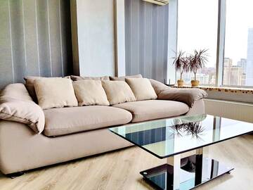Фото номера Апартаменты Делюкс с 1 спальней Апарт-отели Most City Apart-Hotel г. Днепр 4