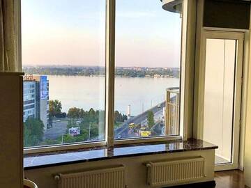 Фото номера Апартаменты с 2 спальнями, балконом и видом на реку Апарт-отели Most City Apart-Hotel г. Днепр 2