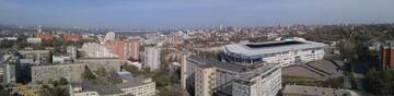 Фото номера Апартаменты с видом на реку Апартаменты Apartment near Dnipro Arena г. Днепр 14