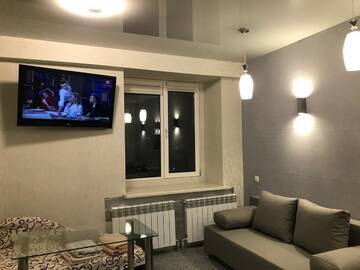 Фото номера Апартаменты с 1 спальней Апартаменты LUX studio river view 25 floor г. Днепр 5