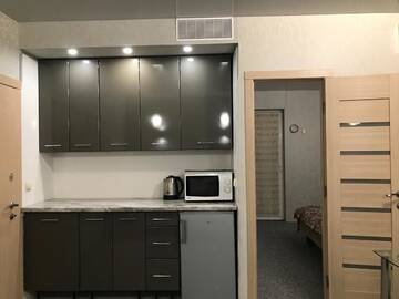 Фото номера Апартаменты с 1 спальней Апартаменты LUX studio river view 25 floor г. Днепр 3