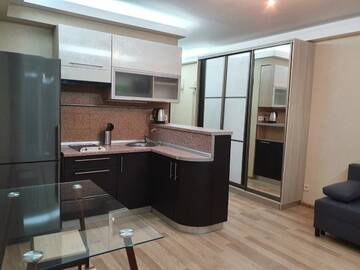 Фото номера Апартаменты с 1 спальней Апартаменты LUX studio river view 25 floor г. Днепр 8