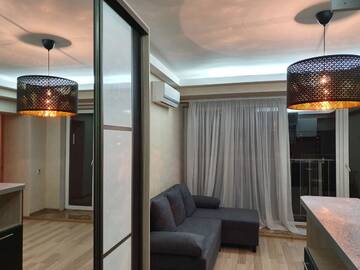 Фото номера Апартаменты с 1 спальней Апартаменты LUX studio river view 25 floor г. Днепр 6
