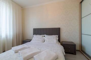 Фото номера Апартаменты с 2 спальнями Апартаменты 2-bedroom apartment lux in Most City area г. Днепр 52