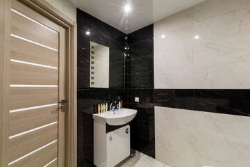 Фото номера Апартаменты с 2 спальнями Апартаменты 2-bedroom apartment lux in Most City area г. Днепр 22