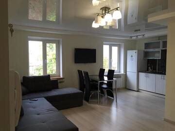 Фото номера Апартаменты с 2 спальнями Апартаменты 2-bedroom apartment lux in Most City area г. Днепр 30