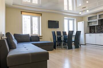 Фото номера Апартаменты с 2 спальнями Апартаменты 2-bedroom apartment lux in Most City area г. Днепр 9