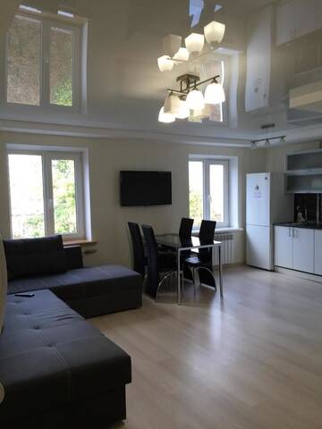Фото номера Апартаменты с 2 спальнями Апартаменты 2-bedroom apartment lux in Most City area г. Днепр 31