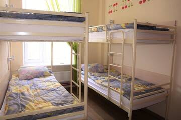 Фото номера Кровать в общем номере с 4 кроватями Хостелы Vishnya Hostel г. Днепр 5