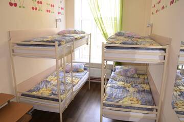 Фото номера Кровать в общем номере с 4 кроватями Хостелы Vishnya Hostel г. Днепр 4