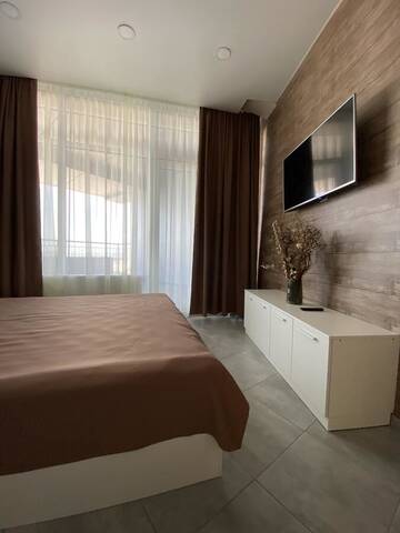 Фото номера Роскошный четырехместный номер Апартаменты Soul City Apart Hotel г. Днепр 2