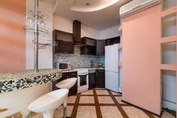 Фото номера Апартаменты с 2 спальнями Апартаменты Lux near Most City with panoramic windows г. Днепр 8