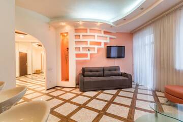 Фото номера Апартаменты с 2 спальнями Апартаменты Lux near Most City with panoramic windows г. Днепр 25