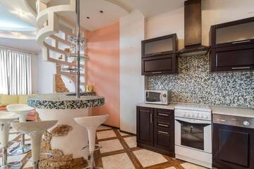 Фото номера Апартаменты с 2 спальнями Апартаменты Lux near Most City with panoramic windows г. Днепр 39