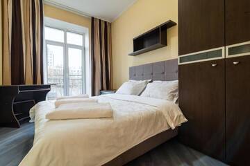 Фото номера Апартаменты с 2 спальнями Апартаменты Lux near Most City with panoramic windows г. Днепр 34
