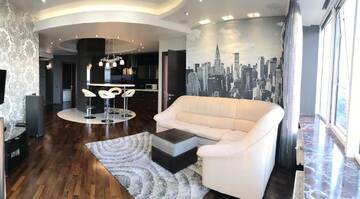 Фото номера Суперлюкс с гидромассажной ванной Апартаменты Most City Apartments г. Днепр 3