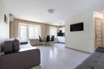 Фото номера Апартаменты с 2 спальнями Апартаменты Lux 2-bedroom Most City area Center, spa bath г. Днепр 25
