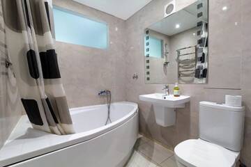 Фото номера Апартаменты с 2 спальнями Апартаменты Lux 2-bedroom Most City area Center, spa bath г. Днепр 22