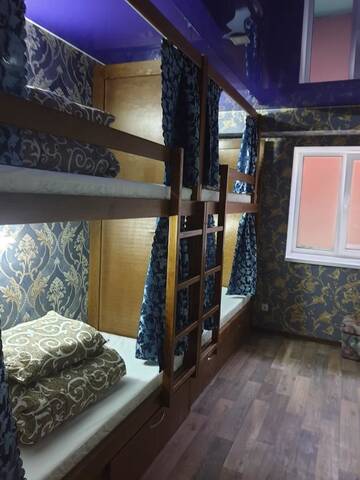 Фото номера Кровать в общем номере с 4 кроватями Хостелы Sweet Home г. Днепр 11