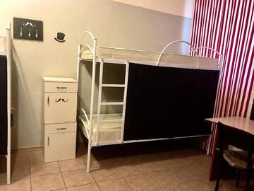 Фото номера Спальное место на двухъярусной кровати в общем номере для женщин Хостелы Mr.Хаус г. Днепр 7