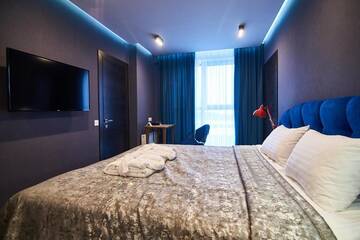 Фото номера Стандартный двухместный номер с 1 кроватью Отель Light Hotel г. Днепр 3