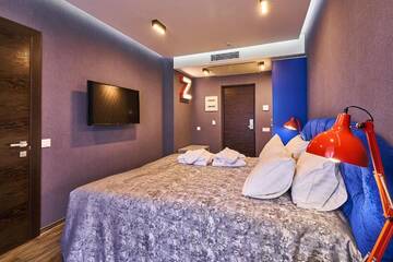 Фото номера Стандартный двухместный номер с 1 кроватью Отель Light Hotel г. Днепр 4