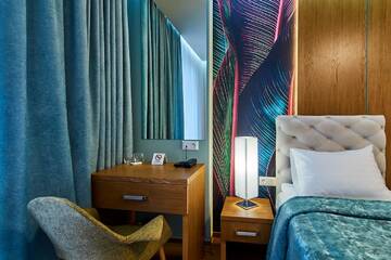 Фото номера Двухместный номер с 2 отдельными кроватями Отель Light Hotel г. Днепр 5
