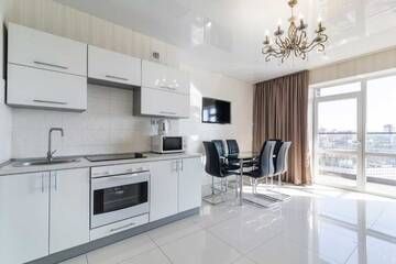 Фото номера Апартаменты с балконом Апартаменты Most City Area 1-bedroom Panoramic View г. Днепр 37