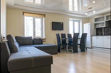 Фото номера Апартаменты с 2 спальнями Апартаменты Luxury 2-bedroom Most City Area, center г. Днепр 34