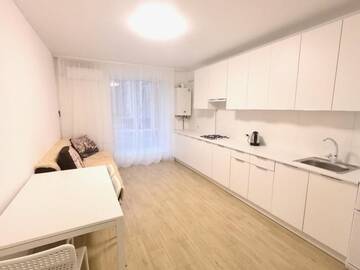 Фото номера Апартаменты с 1 спальней Апартаменты Apartment LUX in new building RiverPark near Aqua-park г. Днепр 13